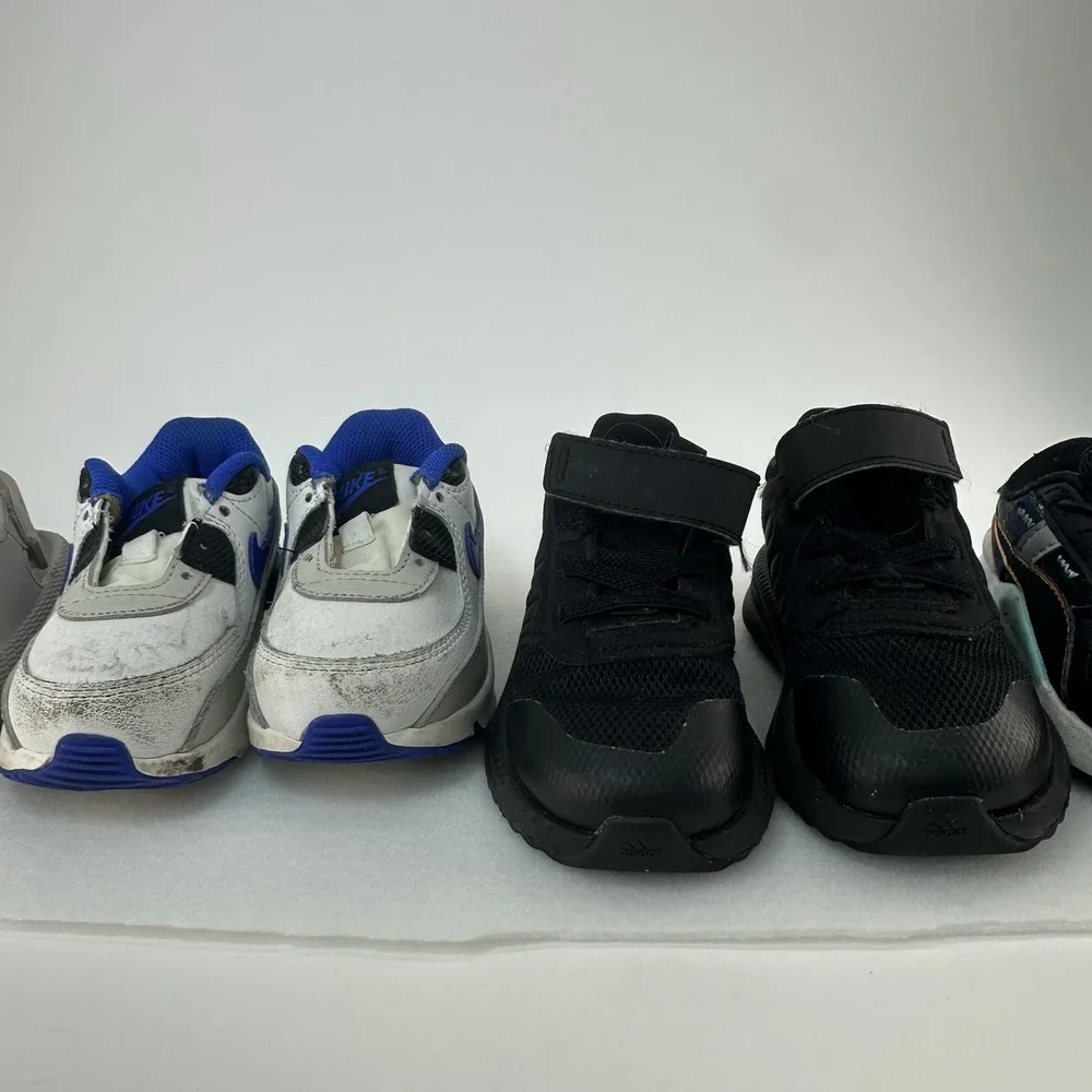 Lot 4 Toddler Shoes Nike Adidas Puma Old Navy Sizes 22 23 23.5 7 Used